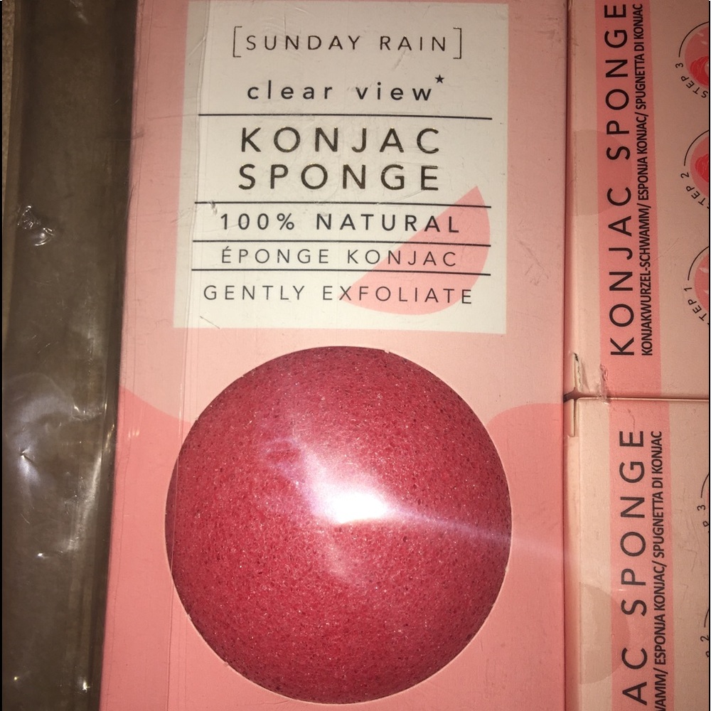 3 Sunday Rain Konjac sponges